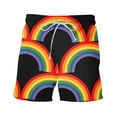 thumbnail image 4 of IROINNID Mens 7 Inch Quick Dry Printed Short Swim Trunks with Mesh Lining Swimwear Bathing, 4 of 9