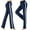 Dark Blue, variant on Women's Warking Pants Modal Slim Large Size White Trim Trouser Sports Casual Pants Yoga Pants Fitness Trousers