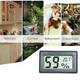 thumbnail image 4 of Digital LCD Indoor Temperature Humidity Meter Thermometer Fahrenheit Hygrometer,3Pcs, 4 of 5