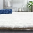 thumbnail image 5 of SAFAVIEH 3D Cory Solid Shag Area Rug, Pearl, 8' x 10', 5 of 11