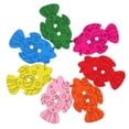 thumbnail image 3 of WHAMVOX 100Pcs Fish Decorative Buttons Cartoon Design for DIY Lovers and, 3 of 8