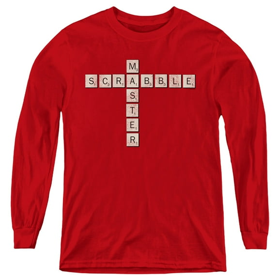 Scrabble - Scrabble Master - Youth Long Sleeve Shirt - X-Large
