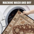 thumbnail image 2 of Bedside Rug 31x20 Inch Washable Soft Small Throw Rugs for Bedroom, Low Profile Non Slip Area Rug Indoor Floor Mat for Home Office Desk Vanity Pet Car Seat, 2 of 6