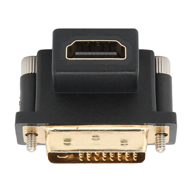 Convertidor de Monitor Laptopto, interfaz Multimedia HD a adaptador bidireccional, adaptador de codo superior muy versátil
