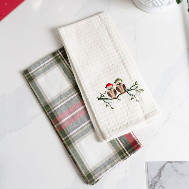 Celebration Plaid 100% Cotton Kitchen Towel