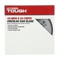 thumbnail image 3 of Hyper Tough 10 in. 24T Circular Saw Blades, Steel Material, 3 of 11