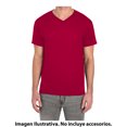 thumbnail image 2 of Playera Fruit of the Loom Para hombre cuello v, algodón sustentable, rojo, talla 2EG, 2 of 4