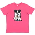 thumbnail image 3 of Inktastic Tri-Color Border Collie Youth T-Shirt, 3 of 5
