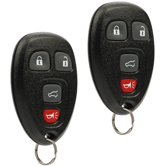 Mando a distancia de entrada sin llave para coche con llave de encendido, compatible con Chevy Suburban Tahoe Traverse/GMC Acadia Yukon/Cadillac Escalade SRX/Buick Enclave/Saturn Outlook, juego de 2