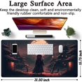 thumbnail image 5 of Japanese Landscape Desk Mat Post Moonlight Samurai Mouse Pad Large Dark Aesthetic Desk Pad Gaming Mousepad Extended XXL 31.5 x 15.7 in Laptop Computer Mouse Keyboard Mat, 5 of 6