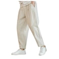 thumbnail image 1 of Mens Fashion Loose Casual Nine Point Trousers, 1 of 6