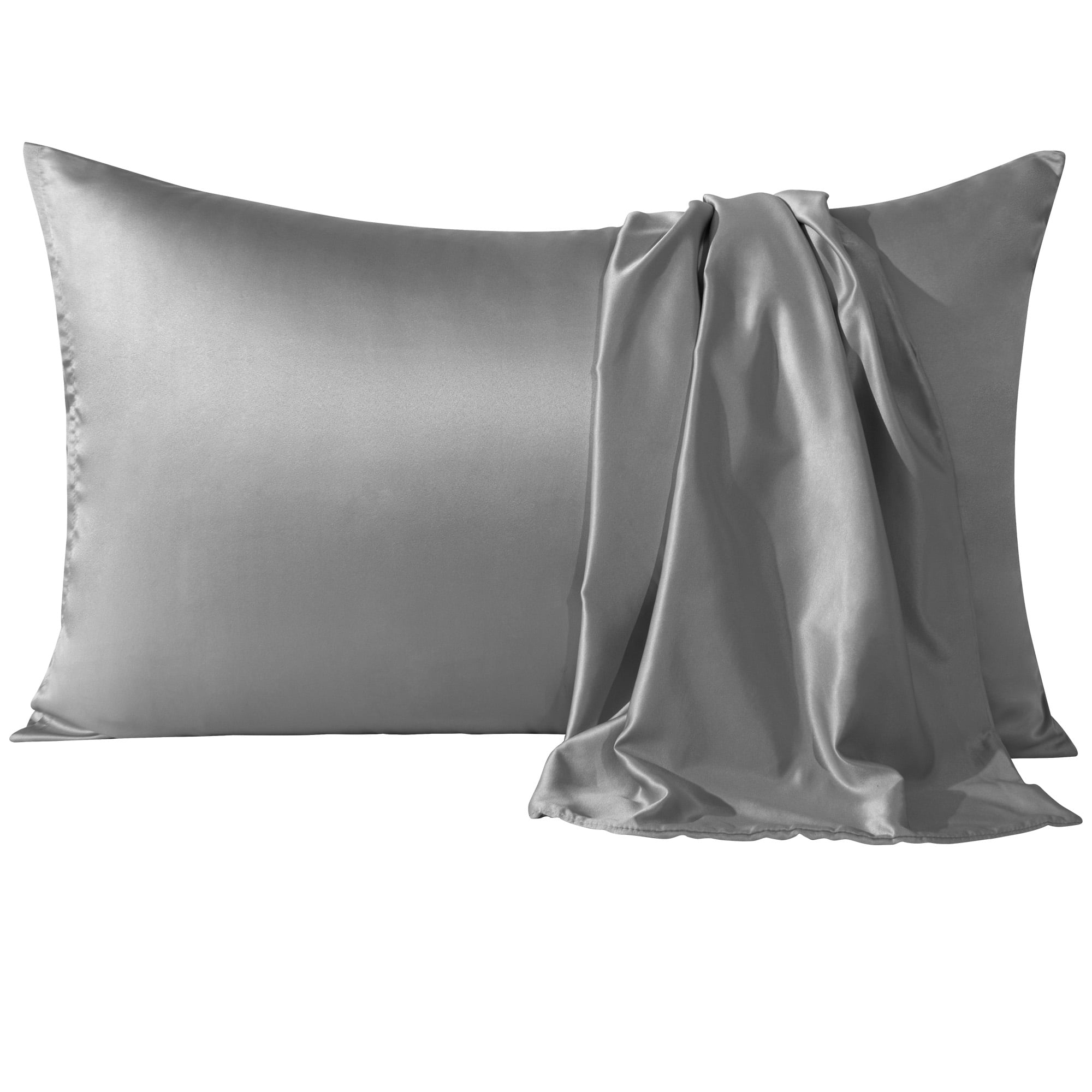 FLXXIE Satin Pillowcases with Hidden Zipper for Hair and Skin