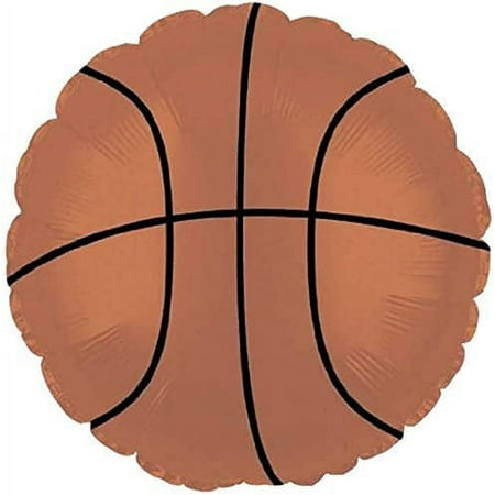 PMU Basketball 18 Inches Mylar Balloon Pkg/1