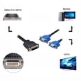 thumbnail image 2 of Yazoeia DMS-59Pin 1 to 2 VGA RGB 15Pin Splitter Extension Cable for PC Graphics Card CJC912-17002, 2 of 6