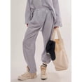 thumbnail image 2 of xiaxaixu Pantalon de Mode pour Femmes à Rayures Taille Haute Élastique Printemps Été Décontracté, 2 of 6
