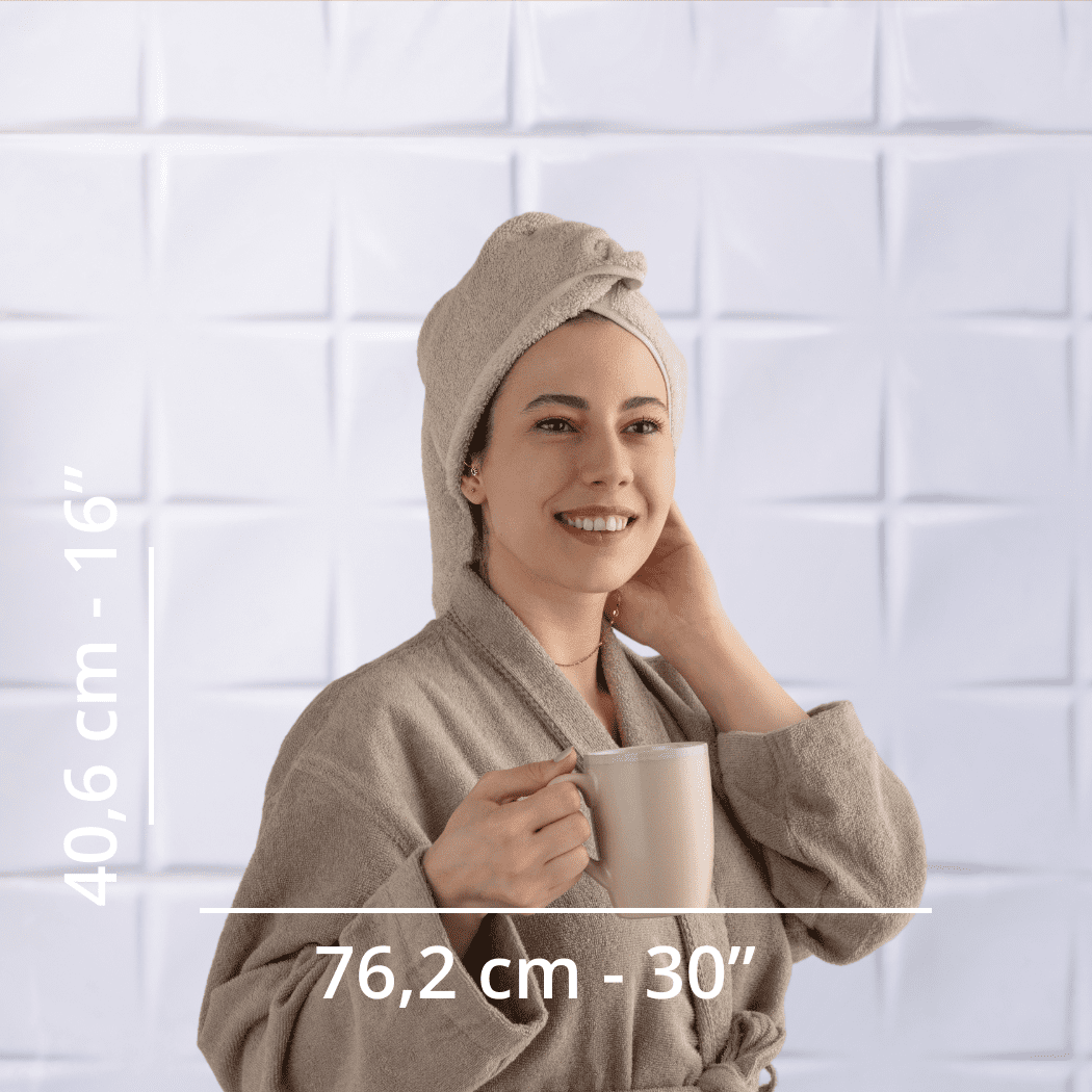 HOME ESSENTIALS 100% Cotton Luxury Turkish Wash Cloths and Bath Towels Set of 6, 600 GSM Lightweight Super Absorbent Travel Towels Pack, Quick Dry Towels for Spa, Hotel Bathroom Essentials, Beige