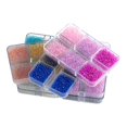 thumbnail image 4 of CUITING Mini Beads Transparent Colorful Bead No Hole Tiny Beads for Resin Molds Fillers, 4 of 20