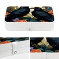 thumbnail image 4 of Crow Portable PU Leather Jewelry Display Organizer Box with Removable Compartment, 4 of 6