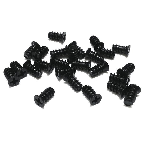 Lot 20 Pc Computer PC Case Cooling Fan Mount Screws Black Fans 60mm