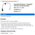 thumbnail image 2 of Rear Brake Pad Sensor - Compatible with 2021 Audi SQ5 Sportback, 2 of 2