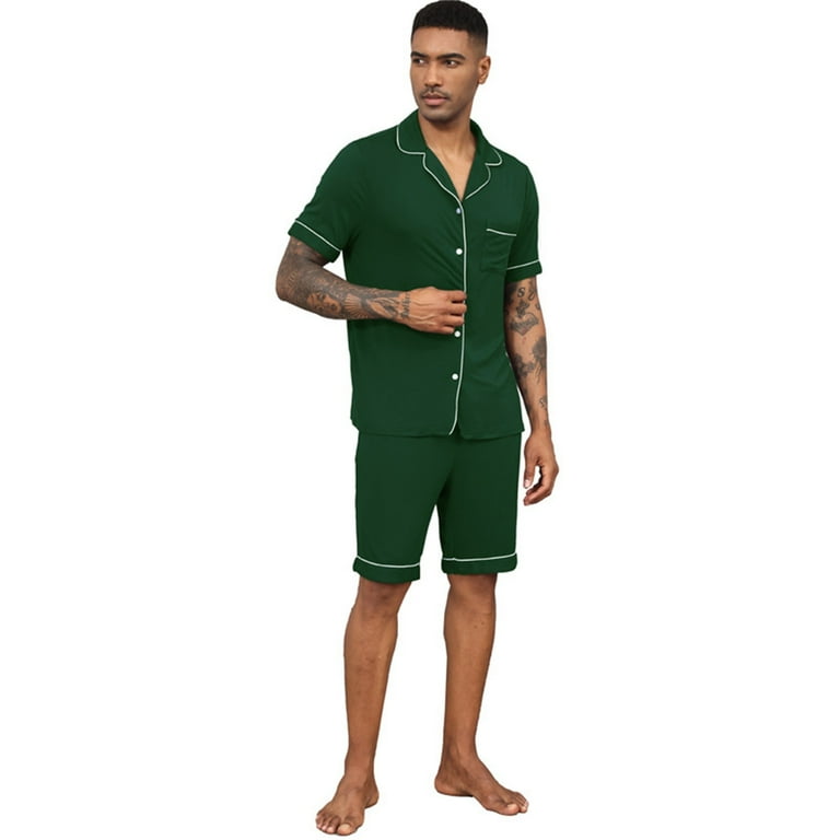 Mens pajama pants short length deals