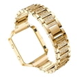 thumbnail image 2 of EeaseMX Correa de reloj elegante, correa de repuesto única, accesorio compatible con Fitbit Blaze con marco dorado., 2 of 7