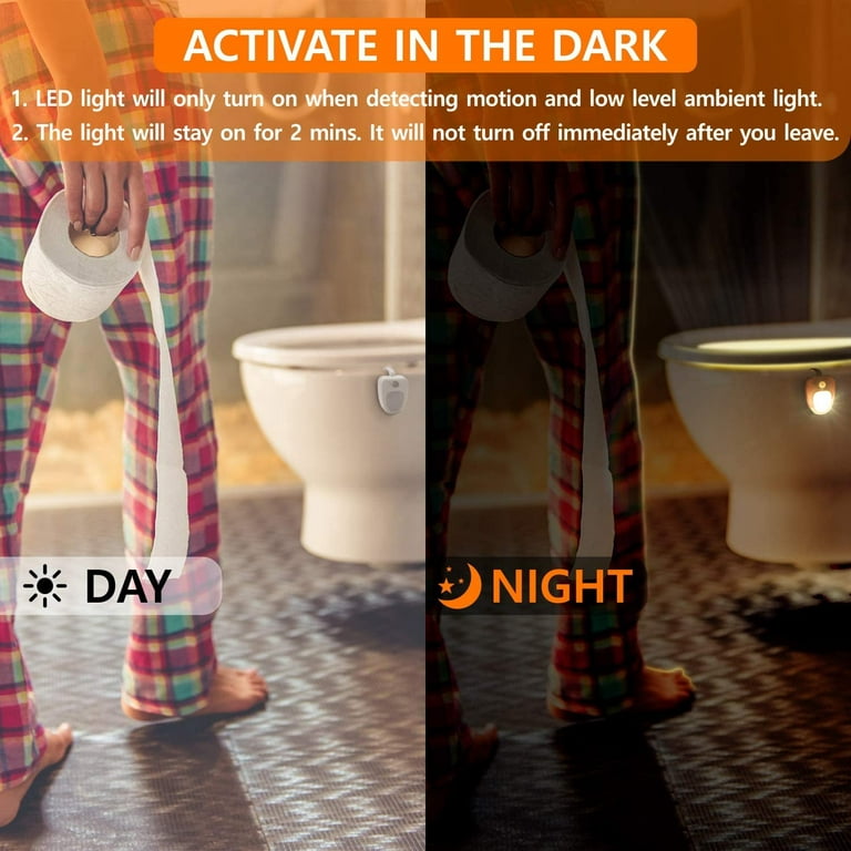 2019 Lighting Toilet Light Led Night Light Human Motion Sensor Backlight  for Toilet Bowl Bathroom 8/16Color Veilleuse for Kids Child