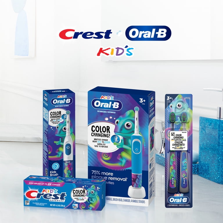 Oral-B Kids Battery Powered Toothbrush, Color-Changing Bristles photo 6