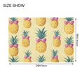 thumbnail image 4 of Yayeee Bath Rug for Bathroom Floor Non Slip Contour Fluffy Soft Absorbent Mat, 20"x24", Pineapple Love, 4 of 7