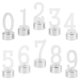 thumbnail image 4 of 10 velas decorativas con números elegantes para cumpleaños, sin humo, 4 of 7