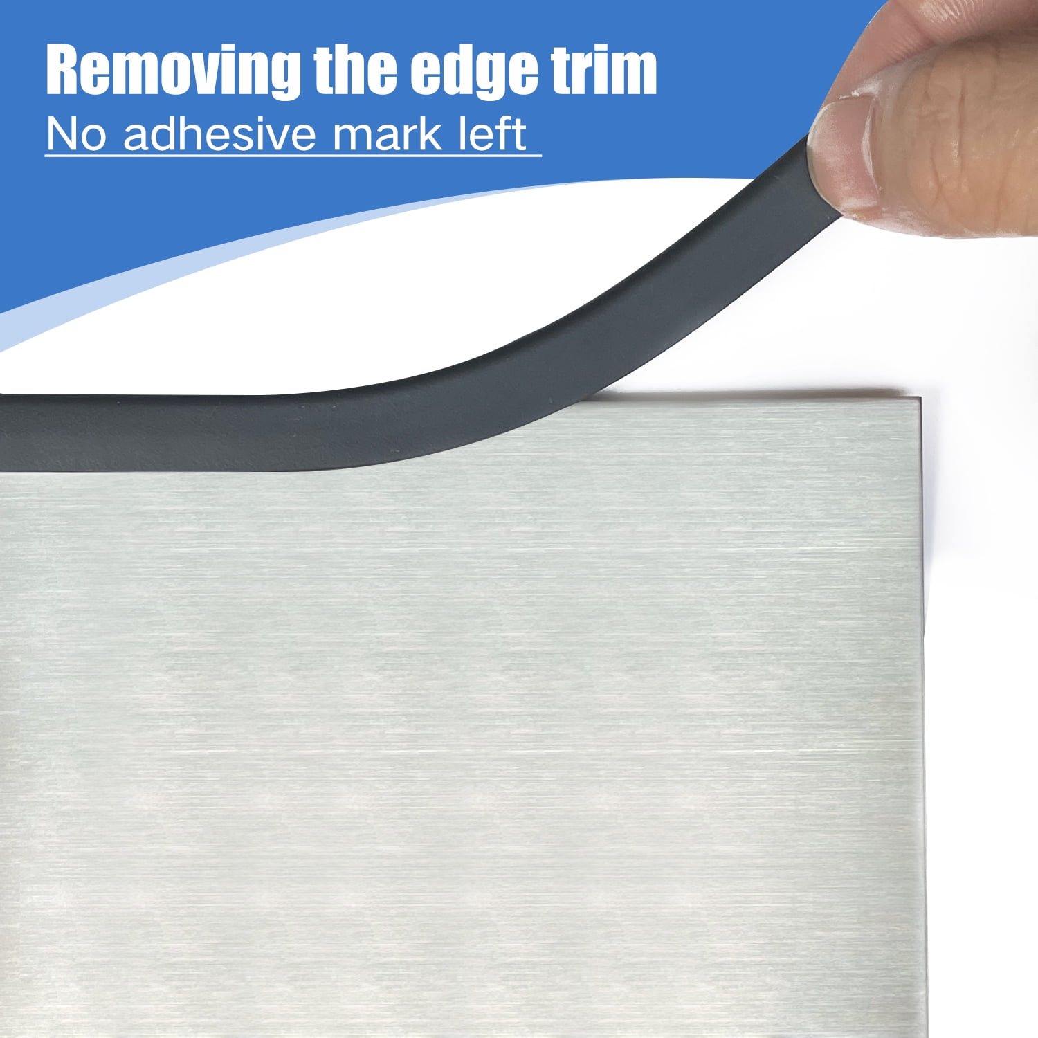 Rubber Edge Trim, Self-Adhesive Car Door Edge Guard, Edge Protector for Sheet Metal Sharp Edge, Rubber EPDM Material, Fit 1/16"(1.6mm), Length 20Ft(6.2m), Black Color, U Channel Edge Trim