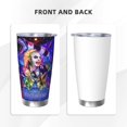 thumbnail image 3 of Vaso Beetlejuice de 20 oz, taza de viaje para café con aislamiento al vacío de acero inoxidable, taza de café, taza de viaje con tapa, taza térmica para exteriores, 3 of 8