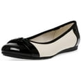 thumbnail image 1 of Bailarina Anne Klein Able Crema y Negro Talla 10 M US, 1 of 7