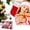 Red, variant on Shiny Candy Christmas Ornaments, Glossy Painted Plastic Hanging Sweets with Sparkling Finish, Perfect for Tree, Showcase, Counter & Holiday Party Decor