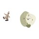thumbnail image 5 of Figura de , estatua, escultura, colección, adorno para mesa, centro de mesa, vitrina, decoración de comedor, regalo, reloj de pared silencioso,, 5 of 8