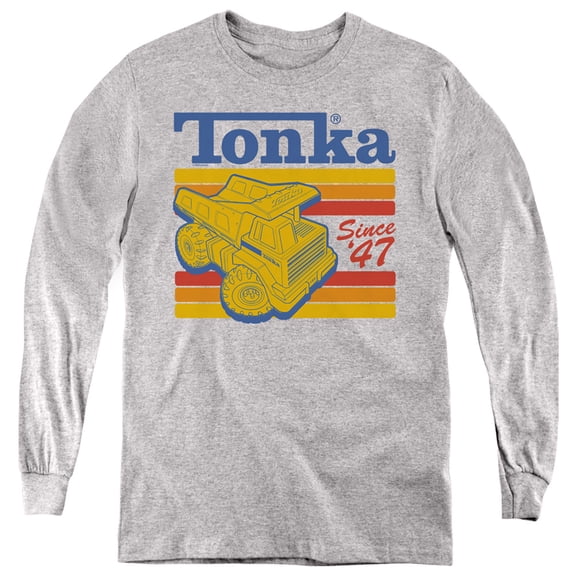 Tonka Since 47 Youth Long Sleeve T-Shirt Athletic Heather