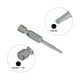 thumbnail image 4 of piezas 3/32" Hexagonal Destornillador Taladro SAE 1/4" Hexagonal Vástago 2" Longitud Magnético S2 Acero Potencia Perforación taladros, 4 of 5
