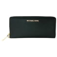 thumbnail image 2 of Michael Kors - portafolios grande continental para mujer, piel de guijarro, Negro/Oro, Large size wallet wallet, portafolios Continental, 2 of 5