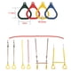 thumbnail image 3 of Trapecio para niños, columpio, gimnasio triangular, anillos de repuesto Azul, 3 of 9