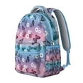 thumbnail image 2 of Elegant Butterfly Backpack for Teens - Lightweight School Bag with Padded Straps, Front Organizer Pocket, Trendy Floral Print, 2 of 6