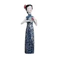 thumbnail image 1 of Figura china Qipao Figurine Lady China Figurina Estatua de resina Photo Photo para el gabinete de dormitorio 115x7x365cm, 1 of 9