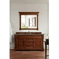 thumbnail image 4 of James Martin Furniture  60 in. Brookfield Warm Cherry Single Vanity with 3 cm Cala Blue Quartz Top, 4 of 7