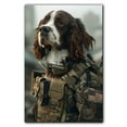 thumbnail image 3 of English Springer Spaniel Wall Art Soilder Dog Posters - English Springer Spaniel Dog Canvas Wall Art For Bedroom Decor - Inspirational Wall Art - Gifts For Women, 3 of 6