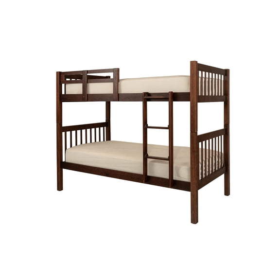 Litera 2 camas individuales Alabama Nogal Kessa Muebles