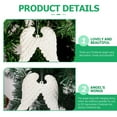 thumbnail image 2 of Raindrops  6 Pcs Christmas Angel Wings Ornament Ornaments Xmas Porch Decor Party, 2 of 8