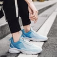 thumbnail image 5 of cyiecw Mens Sneaker Shoes Casual Sport Mesh Sneakers Fashion Running Gym Walking Shoes Trainers Black Grey Blue, 5 of 7