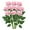 Pink, variant on 17" Artificial Plastic Red Rose, by Coolmade