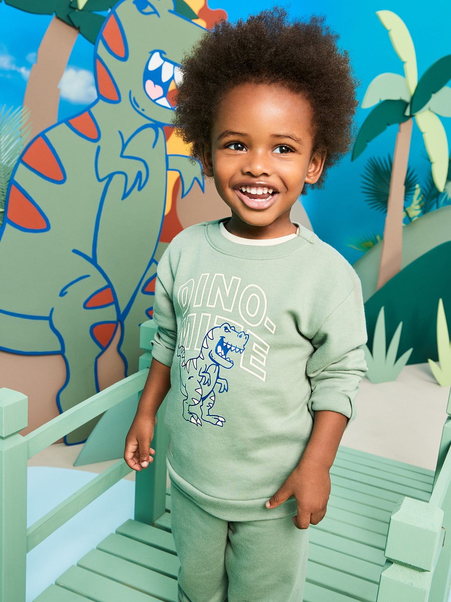 Garanimals Newborn, Baby & Toddler Boy Cotton 6-Piece Outfit Sets, Graphic Tops & Pull-On Bottoms, Sizes 0-6T