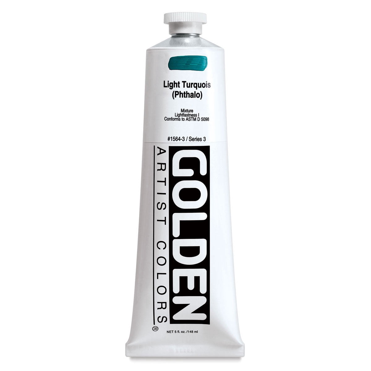 Golden - Heavy Body Acrylic - Light Turquoise (Pthalo), 5 oz