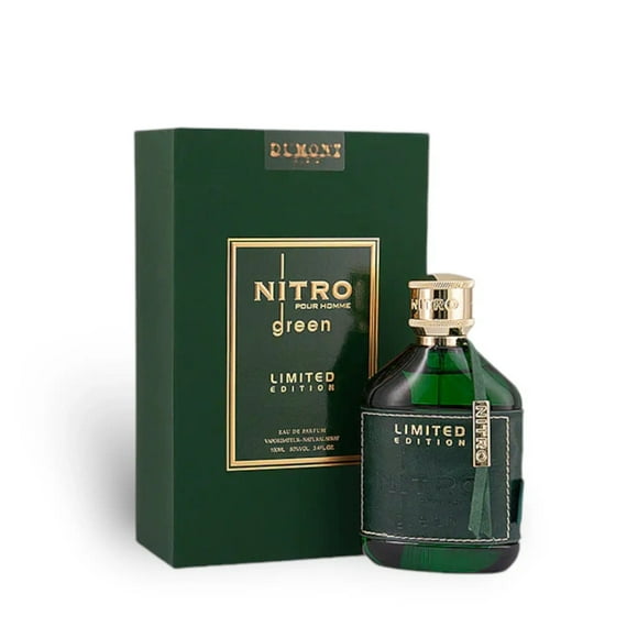 Perfume Dumont Nitro Green LTD Eau de Parfum para hombre, 100 ml
